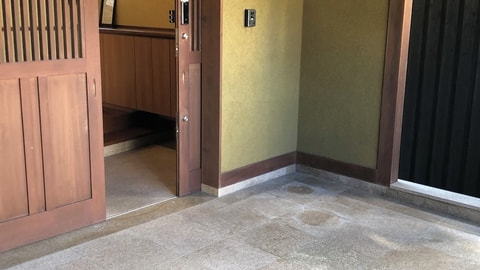 Interior entrance