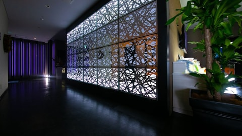 Interior entrance
