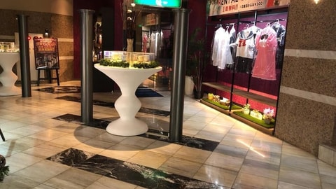 Interior entrance
