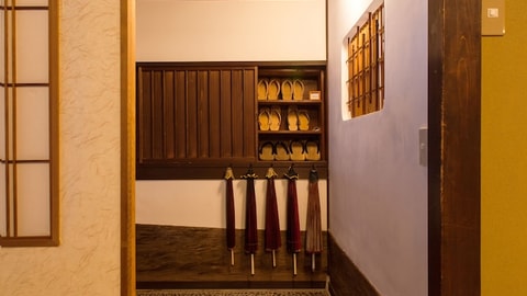 Interior entrance