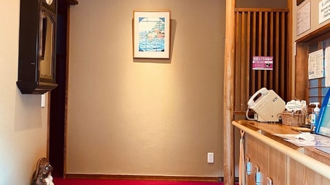 Interior entrance