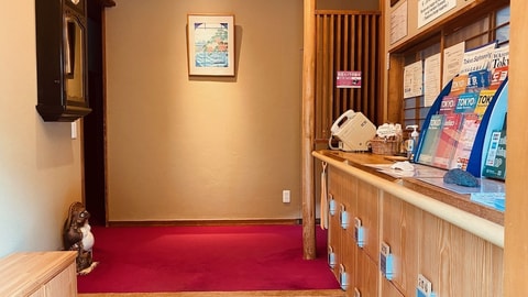 Interior entrance