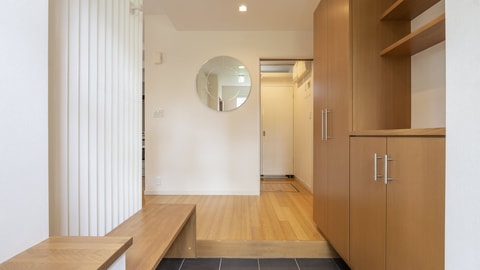 Interior entrance
