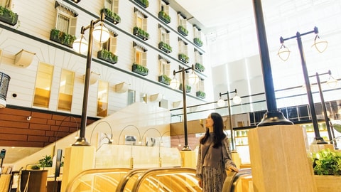 Interior entrance