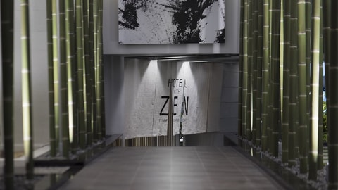 Interior entrance