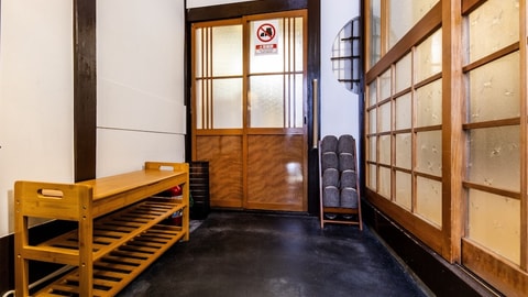 Interior entrance