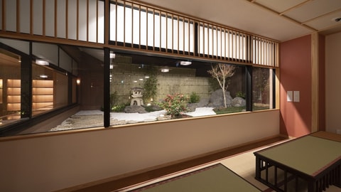 Interior entrance