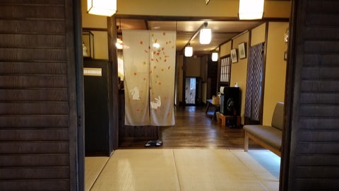 Interior entrance