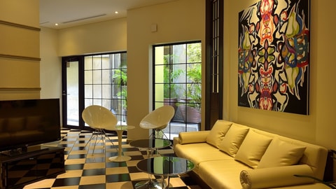 Lobby sitting area