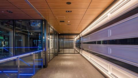 Interior entrance