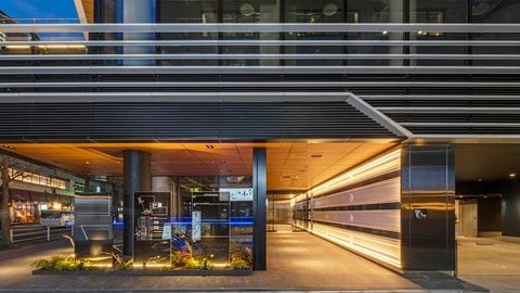 Interior entrance