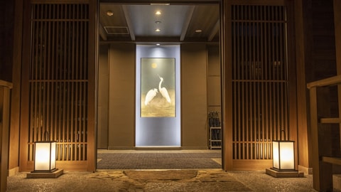 Interior entrance