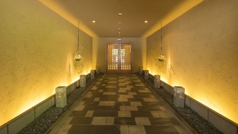Interior entrance