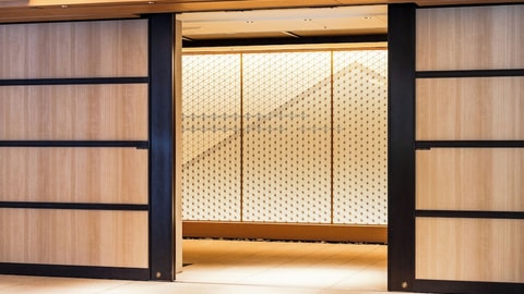 Interior entrance