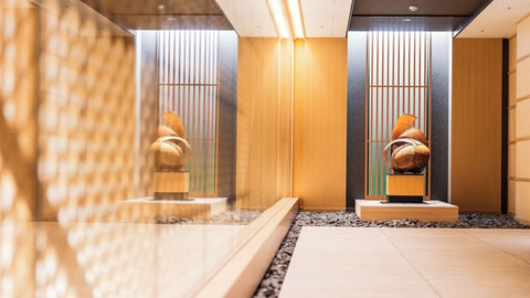 Interior entrance