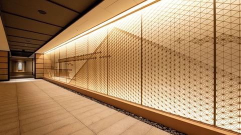Interior entrance