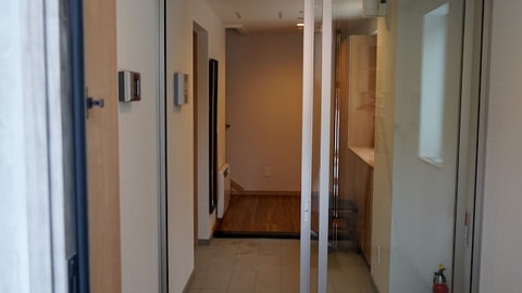Interior entrance