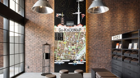 Interior entrance
