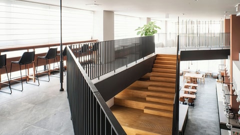 Interior entrance
