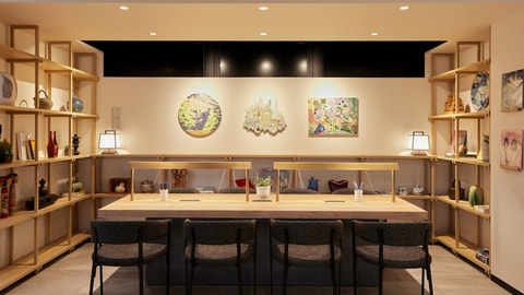 Lobby sitting area