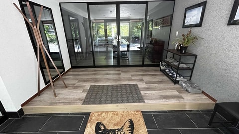 Interior entrance