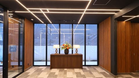 Interior entrance
