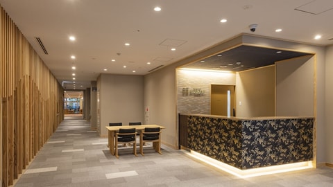Interior entrance