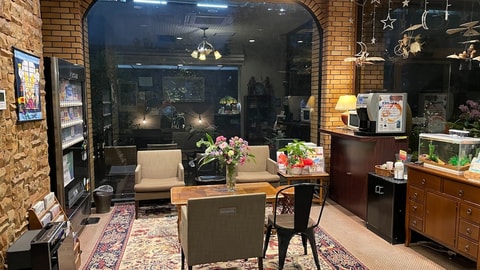Lobby sitting area