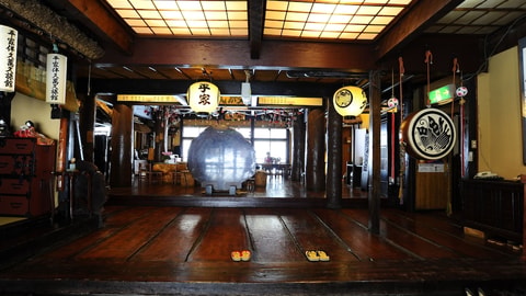 Interior entrance