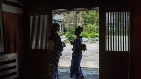 Interior entrance