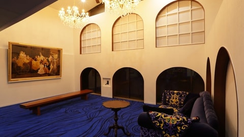 Lobby sitting area