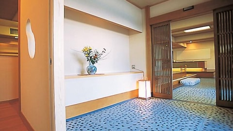 Interior entrance