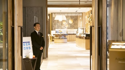 Interior entrance