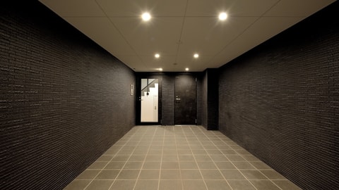 Interior entrance