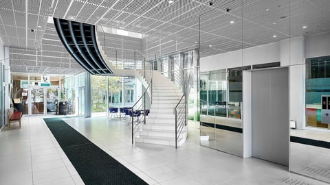 Interior entrance