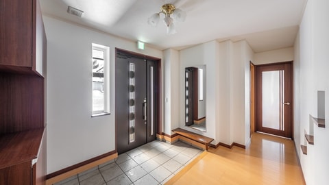 Interior entrance