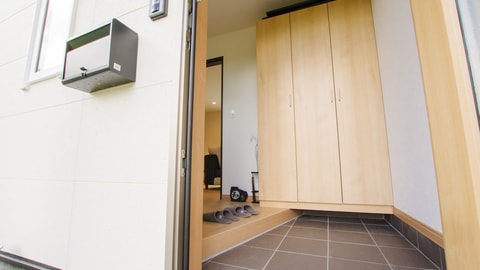 Interior entrance