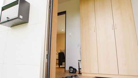 Interior entrance
