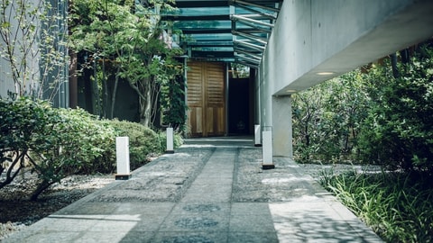 Interior entrance