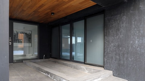 Interior entrance