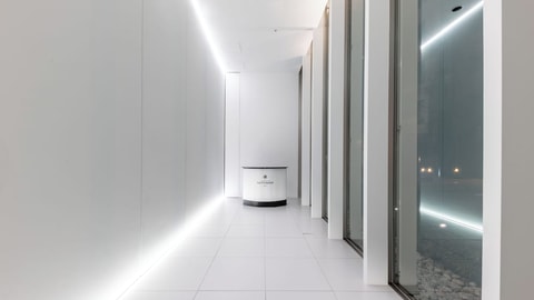 Interior entrance