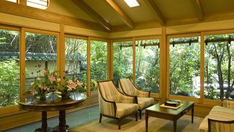 Lobby sitting area