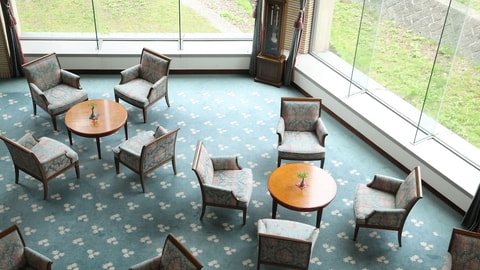 Lobby sitting area