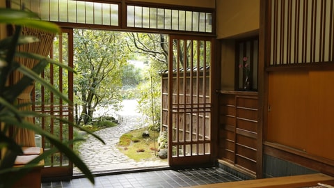 Interior entrance
