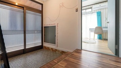 Interior entrance