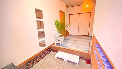 Interior entrance